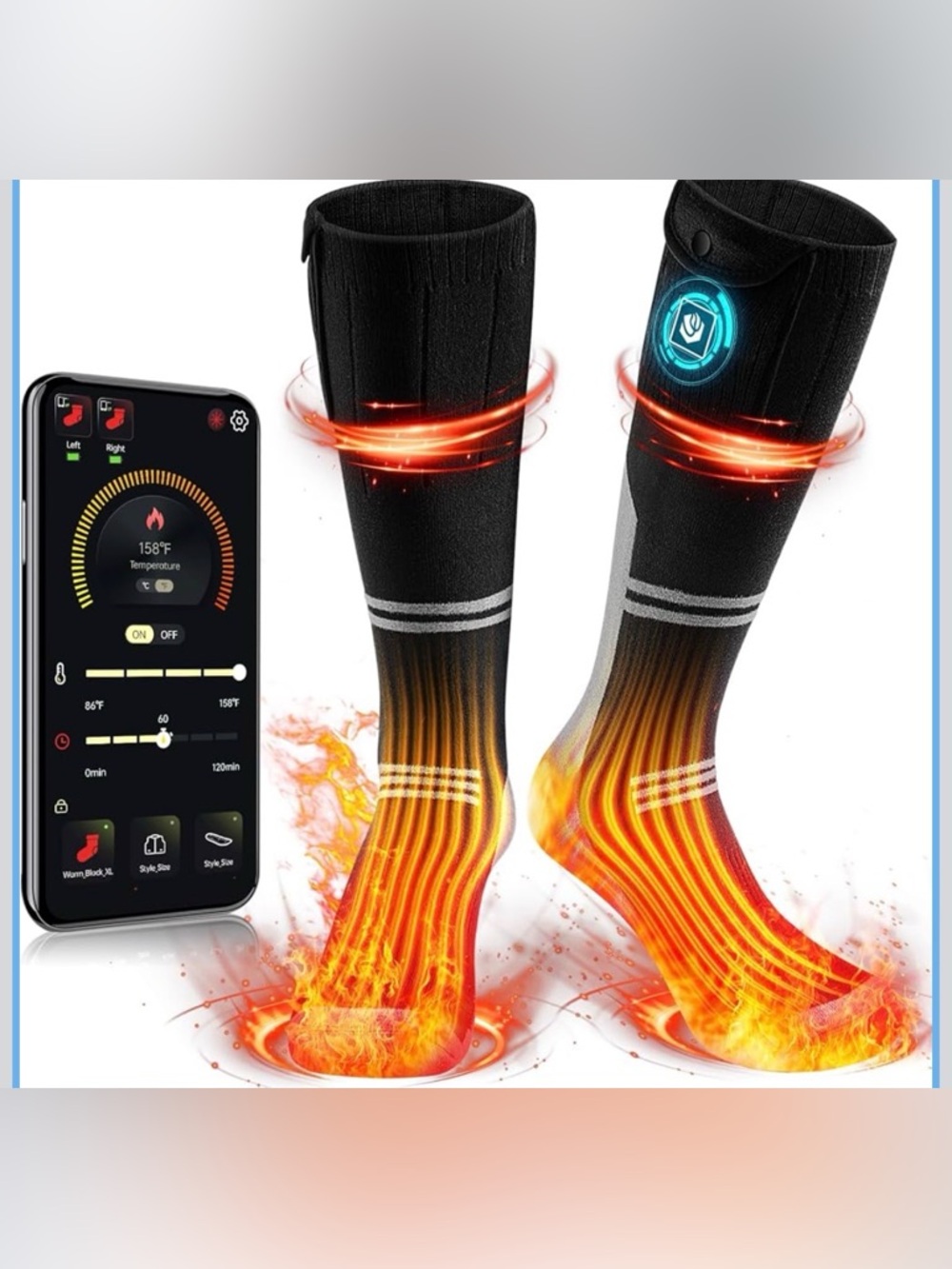 WASOTO Heated Socks  (APP control)